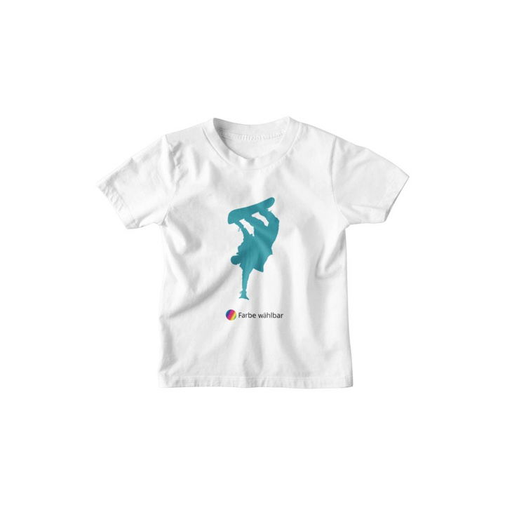 Kinder T-Shirt Snowboarder im Handstand
