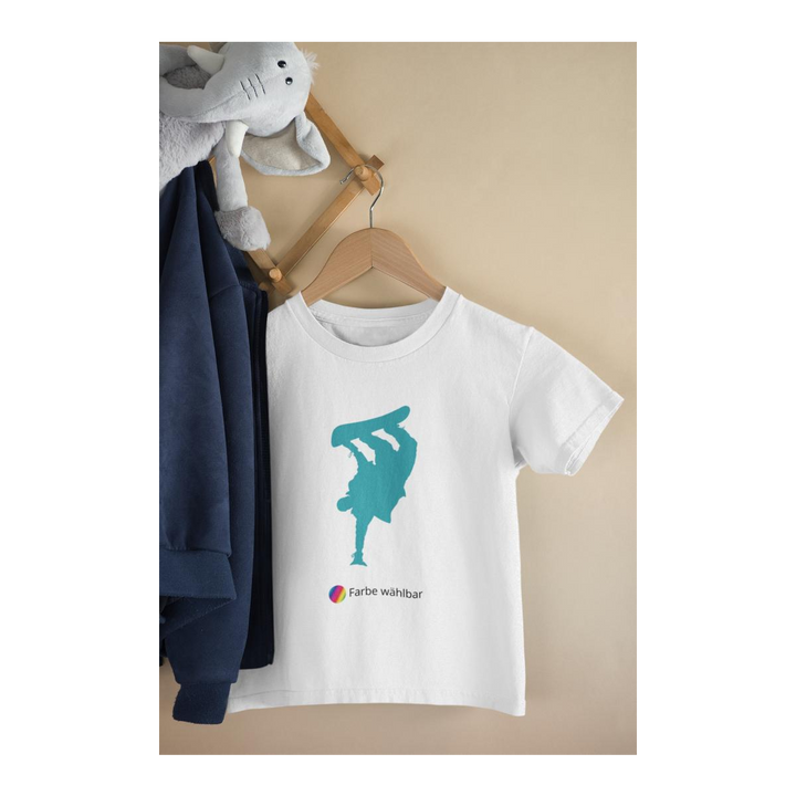 Kinder T-Shirt Snowboarder im Handstand