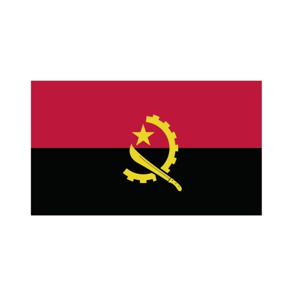Kinder T-Shirt Angola Flagge