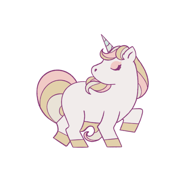 Kinder T-Shirt Baby Unicorn Lucy