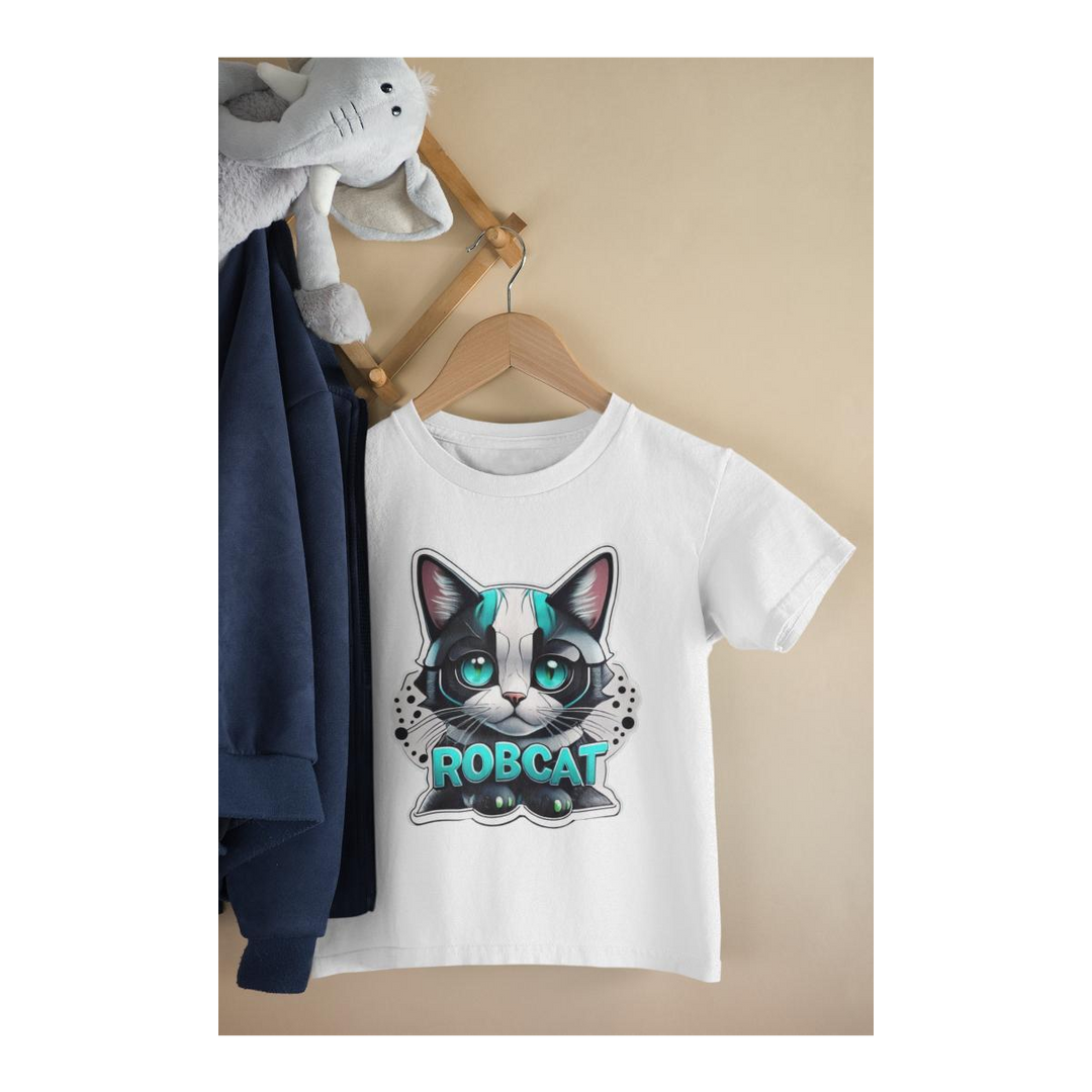 Kinder T-Shirt Robocat
