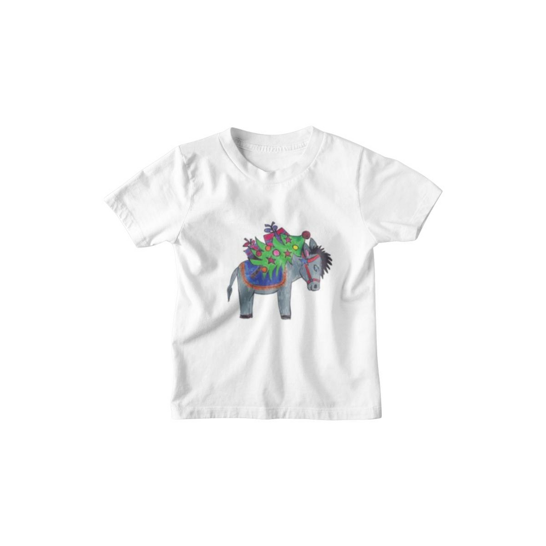 Kinder T-Shirt Weihnachtsesel