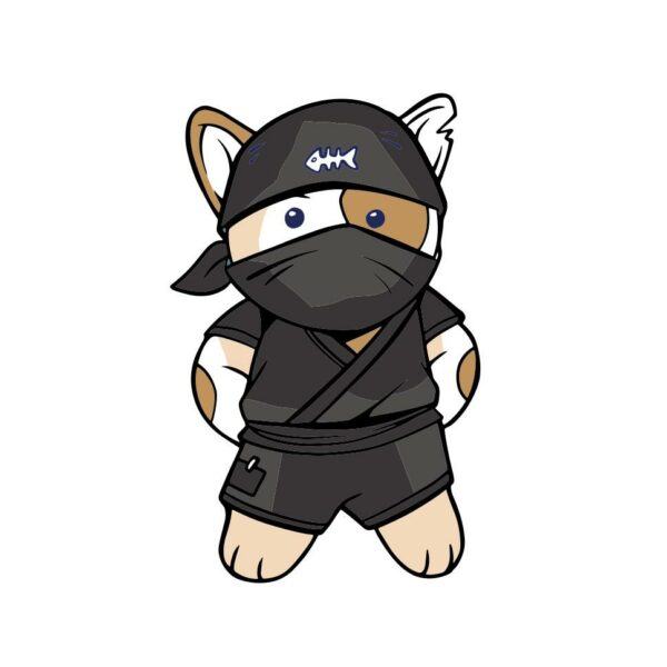 Kinder T-Shirt Ninja Cat