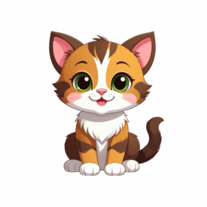 Kinder T-Shirt Kleine Katze