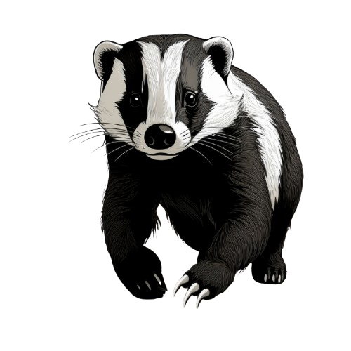 Dekokissen-Set Süsser Dachs