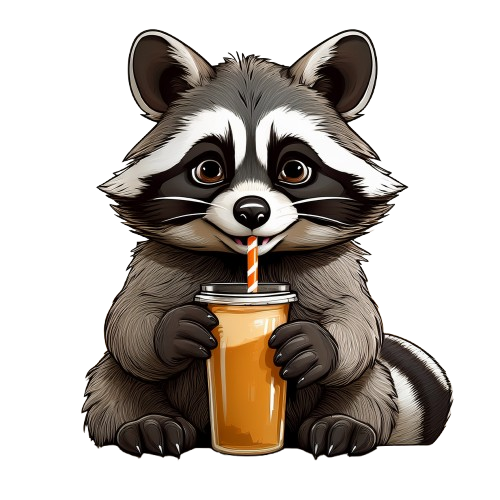 Kinder T-Shirt Süsser Waschbär
