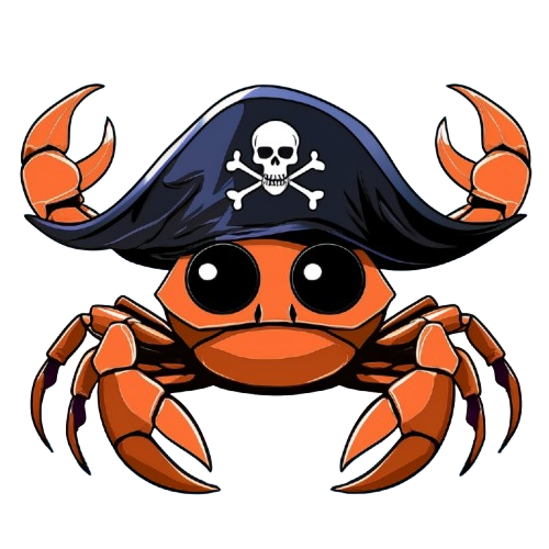 Kinder T-Shirt Pirate Crab