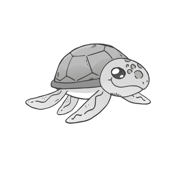 Kinder T-Shirt Süsse Schildkröte