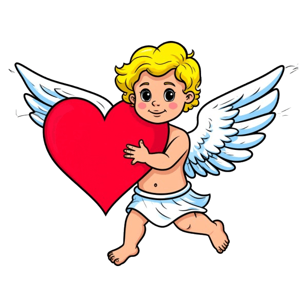 Kinder T-Shirt Amor Valentines