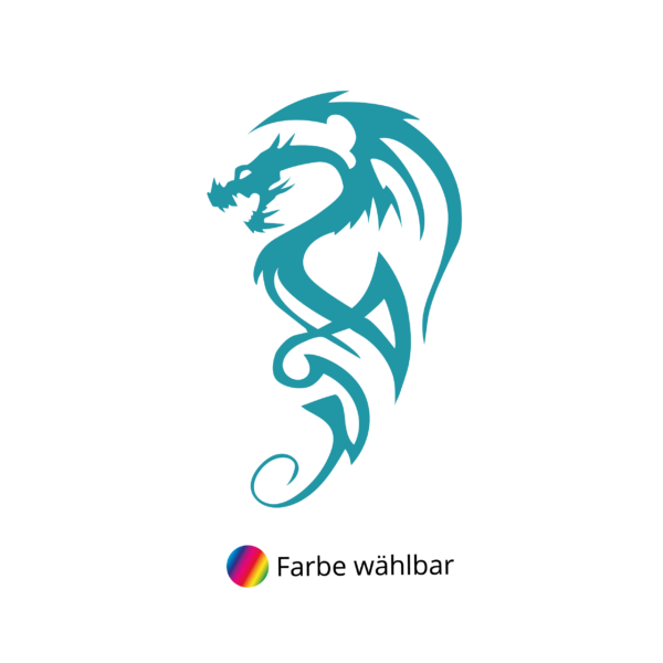 Kinder T-Shirt Tribal Dragon Silhouette