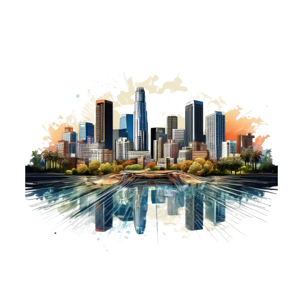 Kinder T-Shirt Moderne Skyline der Stadt 3