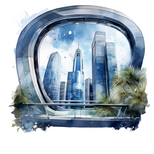 Kinder T-Shirt Moderne Skyline der Stadt 19