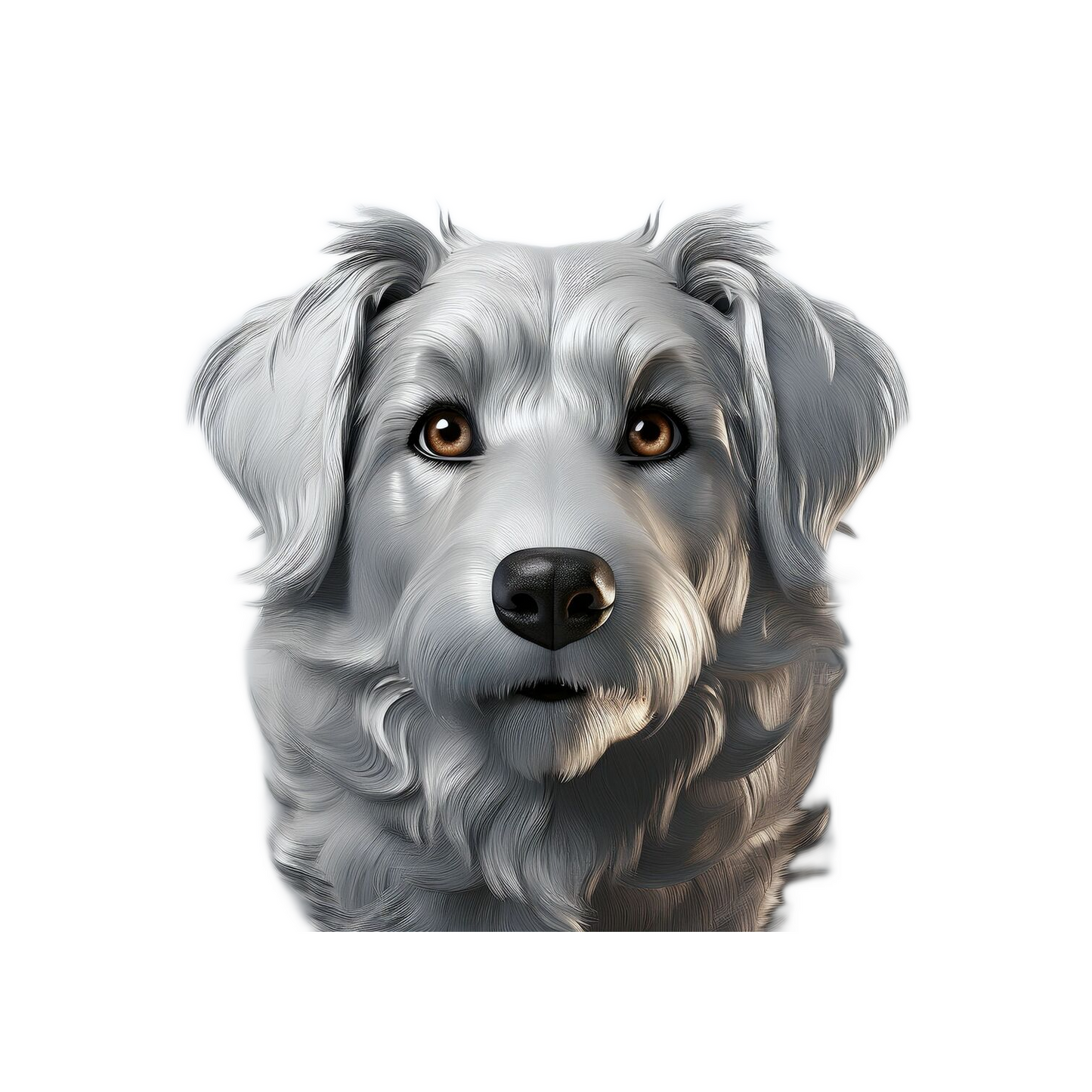 Schulrucksack-Set Realistic Color Hund