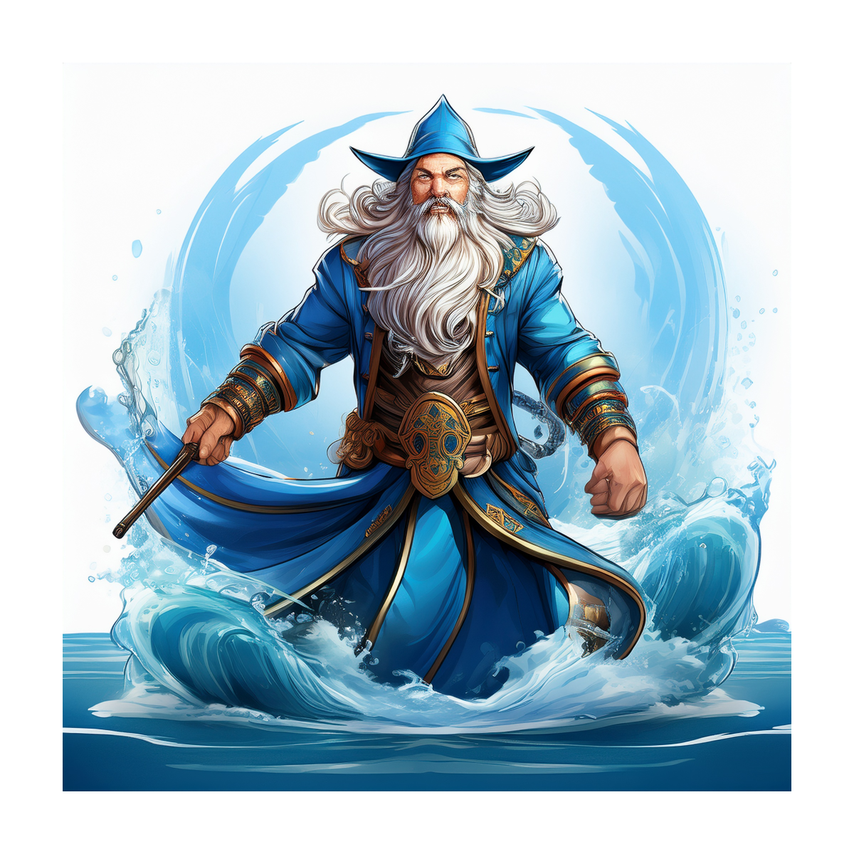 Kinder T-Shirt Wassermagier
