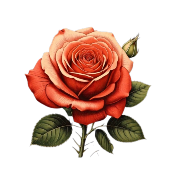 Turnbeutel retro Rose 2
