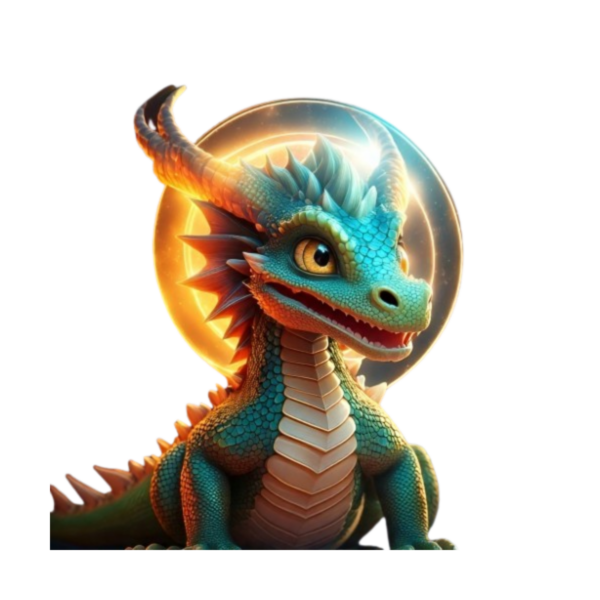 Schulrucksack-Set magischer Drache