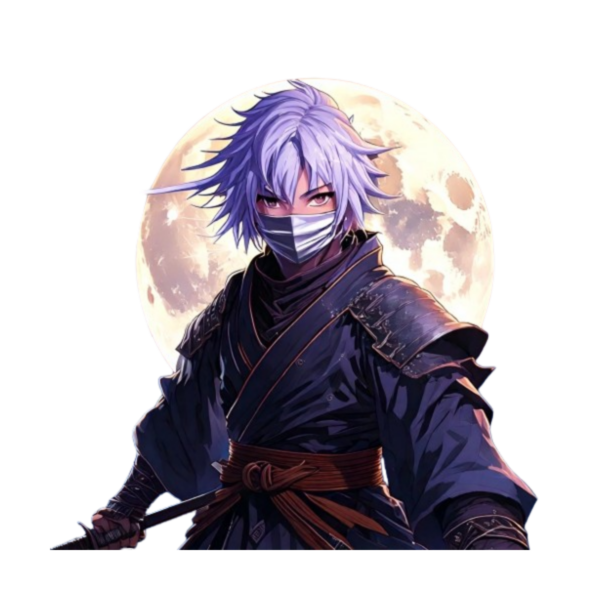 Schulrucksack-Set Anime Kunoichi