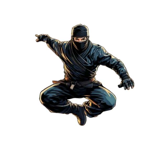 Kinder T-Shirt Comic Ninja