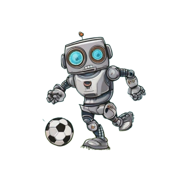 Kinder T-Shirt Soccer-Roboter
