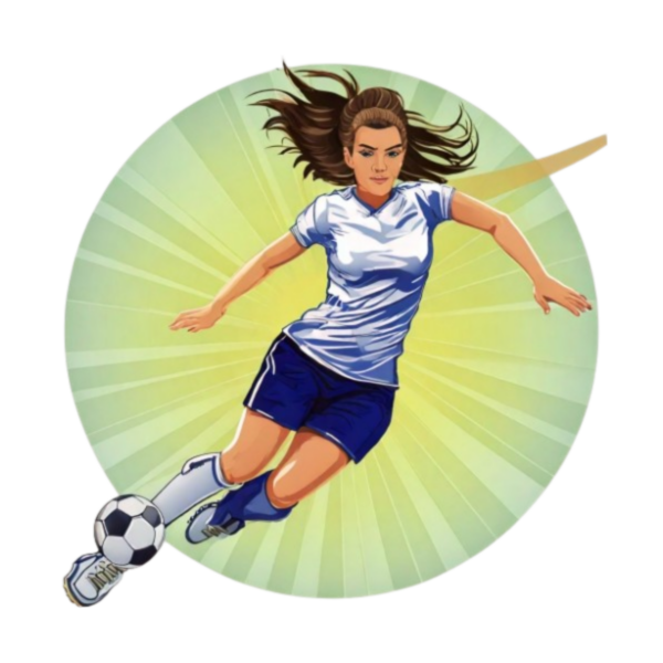 Kinder T-Shirt Fussballspielerin