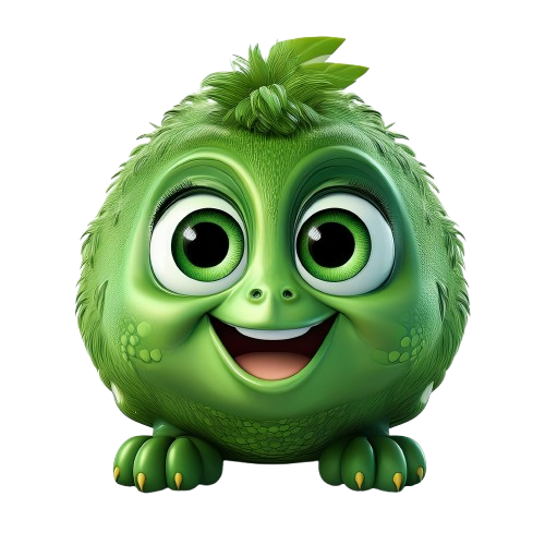 Dekokissen-Set Glubschi Green
