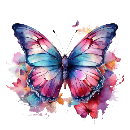 Dekokissen-Set Schmetterling