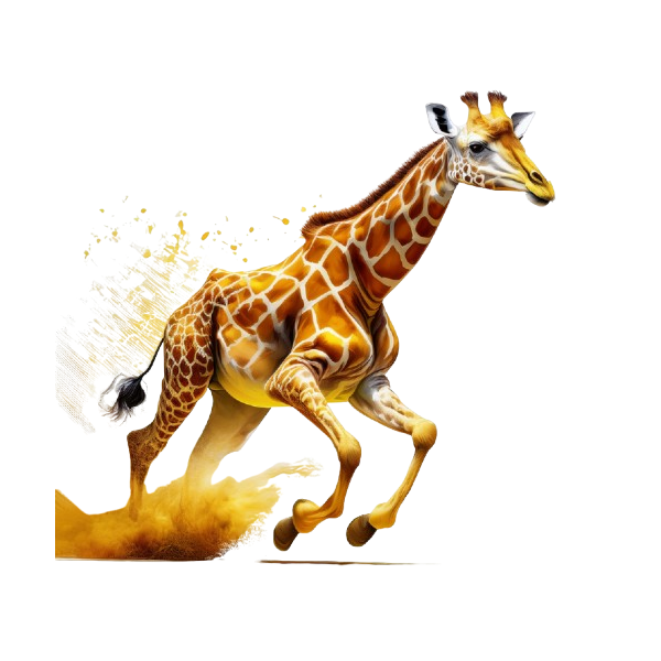 Dekokissen-Set Giraffe