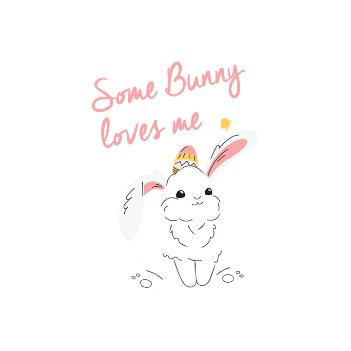 Kinder T-Shirt Some Bunny Loves me