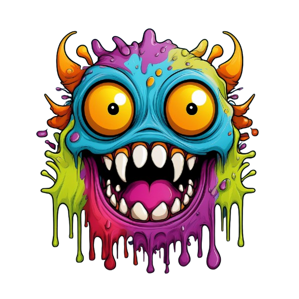 Kinder T-Shirt Monster Drool