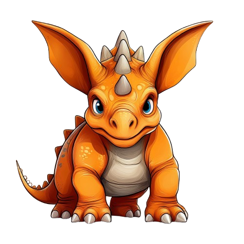 Dekokissen-Set Baby Dinosaurier Triceratops