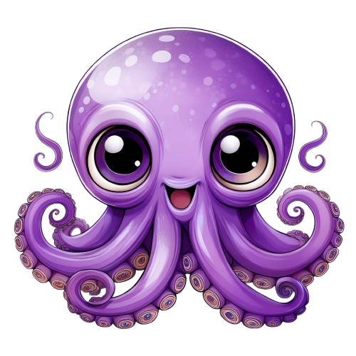 Kinder T-Shirt Baby Octopus