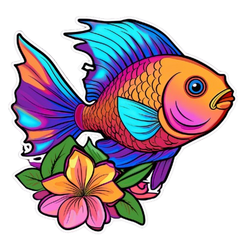 Kinder T-Shirt Day of dead Fish