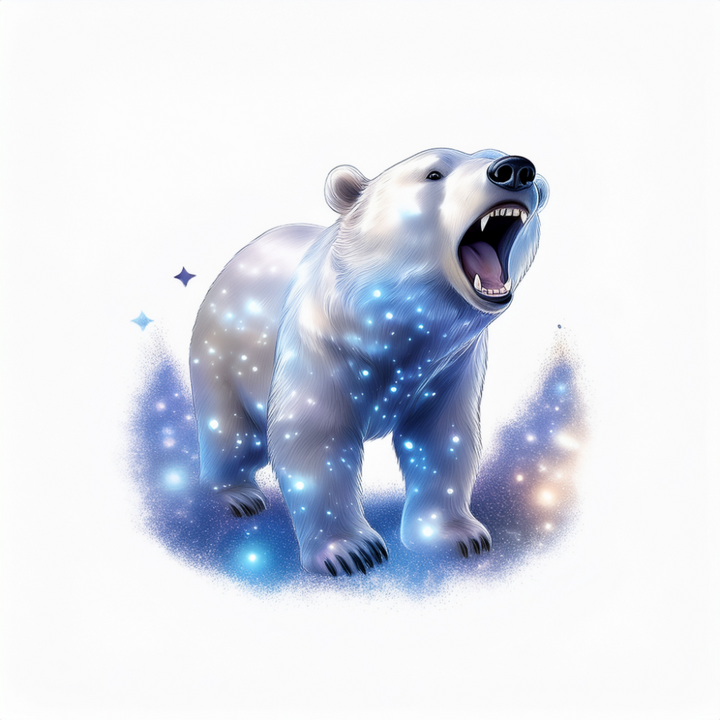 Kinder T-Shirt magischer Eisbär