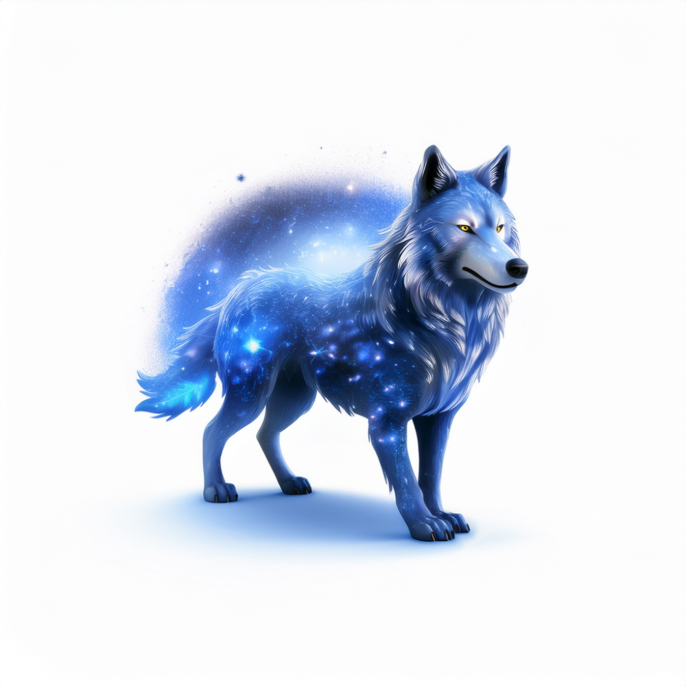 Kinder T-Shirt Magic Wolf