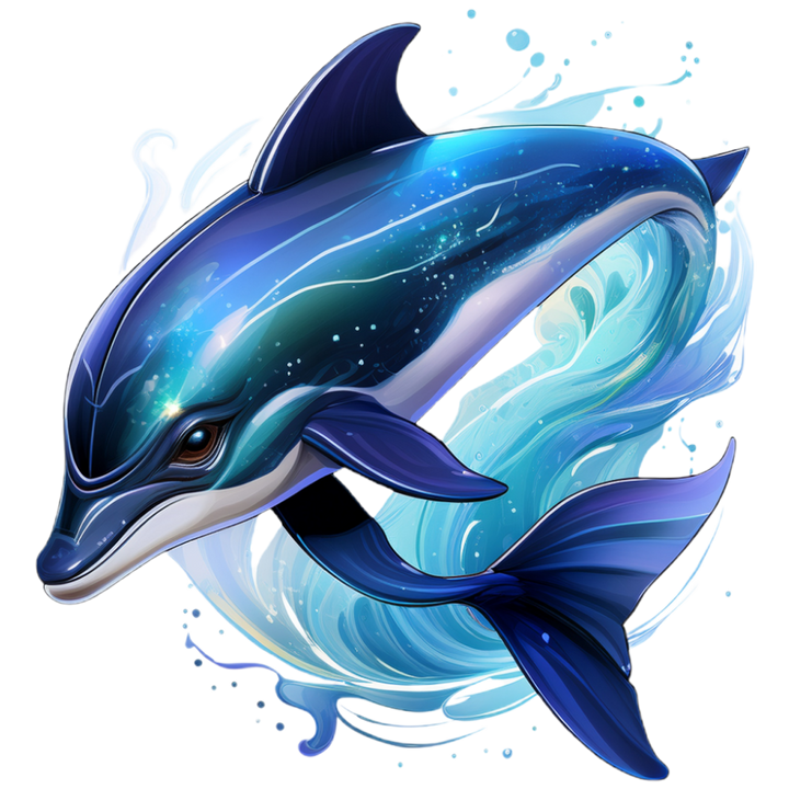 Kinder T-Shirt Delfin