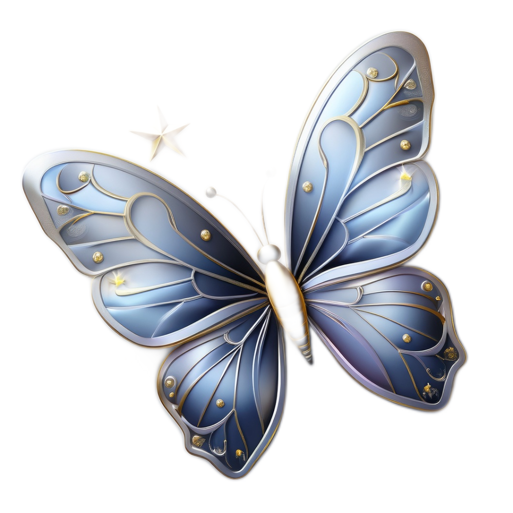 Kinder T-Shirt Schmetterling