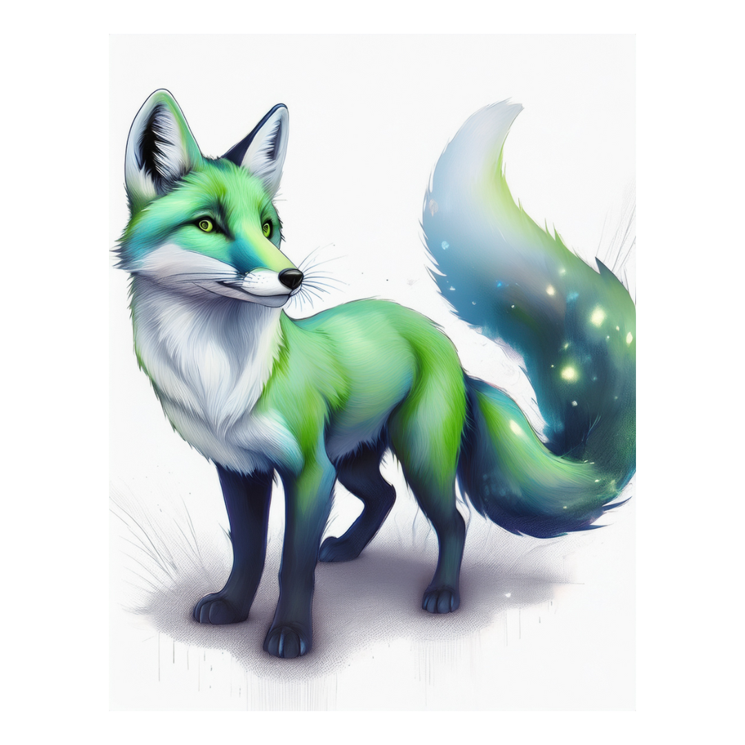 Kinder T-Shirt funkelnder Fuchs