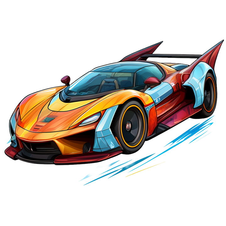 Kinder T-Shirt Supercar