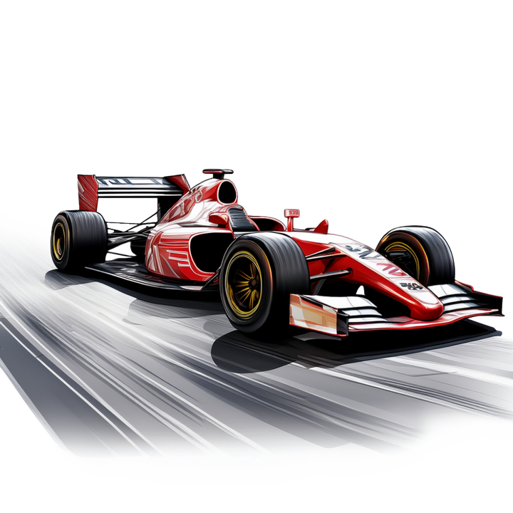 Kinder T-Shirt Formel 1 Auto