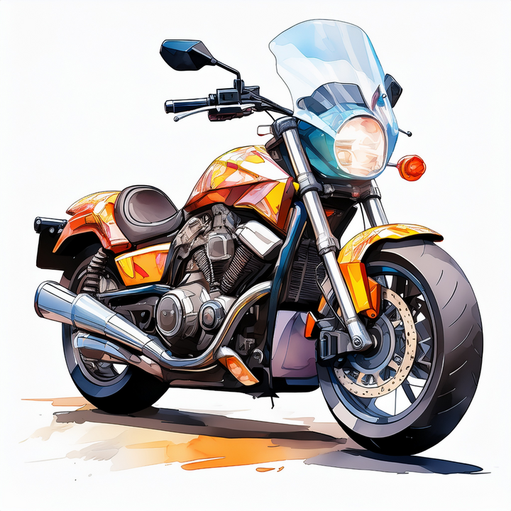 Kinder T-Shirt Motorrad