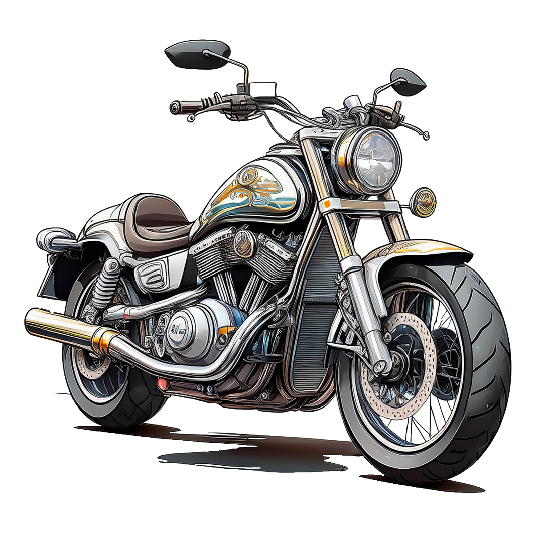 Kinder T-Shirt Clipart Motorrad