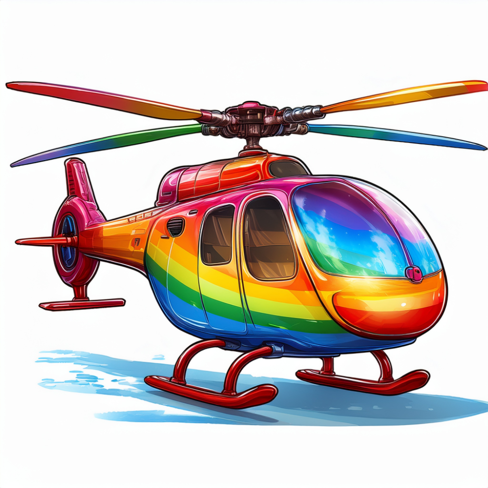 Kinder T-Shirt Spielzeug Hubschrauber