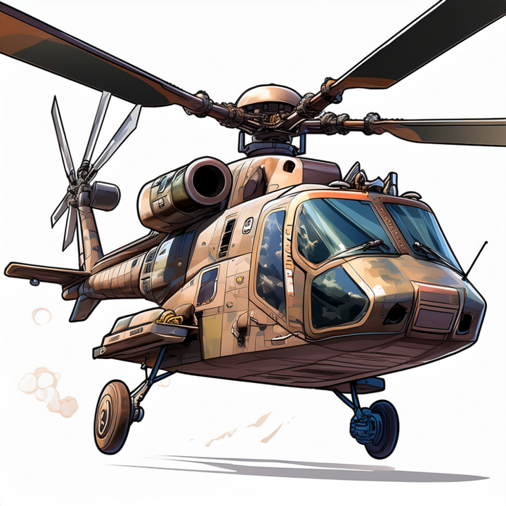 Kinder T-Shirt Hubschrauber