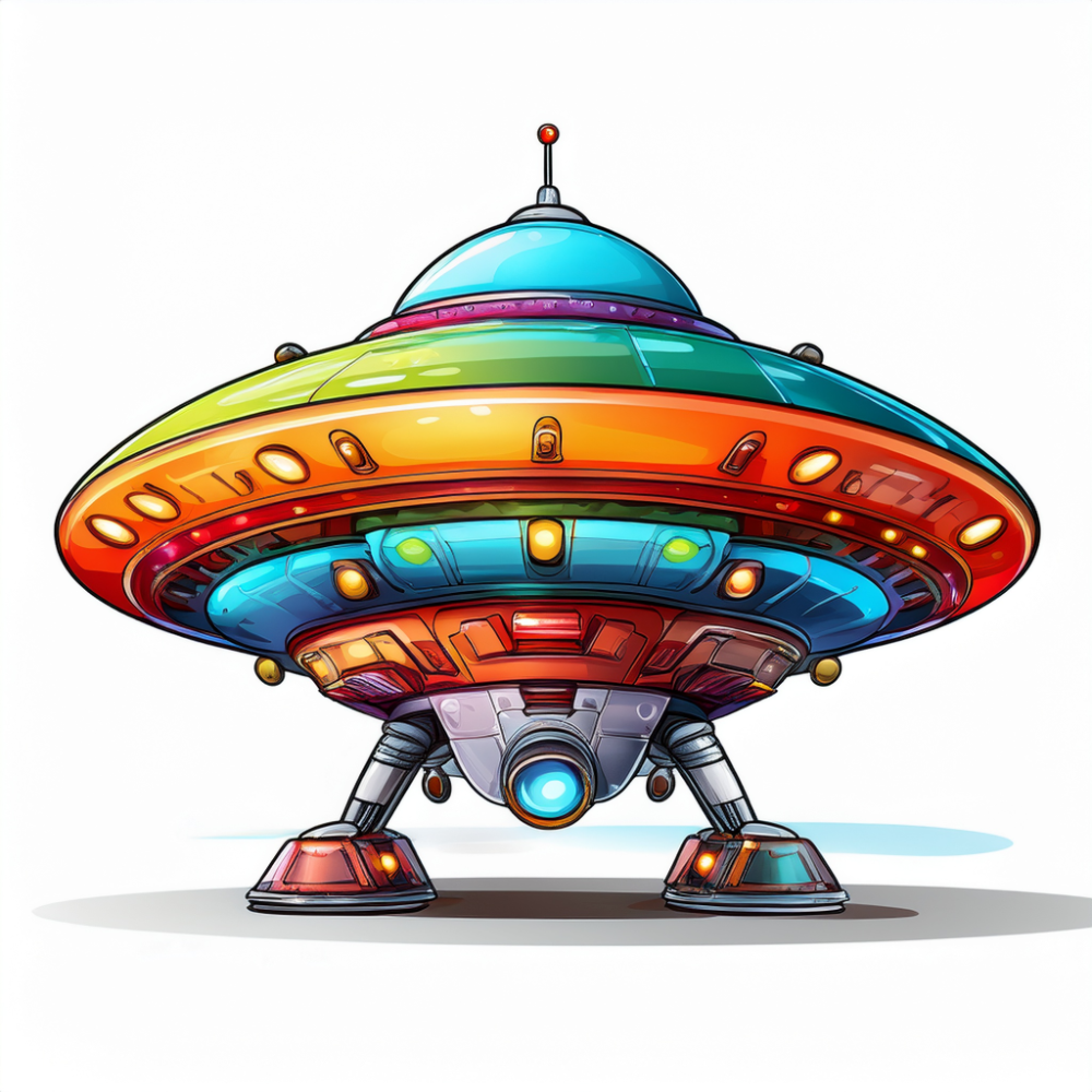 Kinder T-Shirt Ufo Raumschiff 3