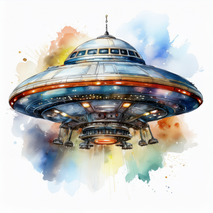 Kinder T-Shirt Ufo Raumschiff 6