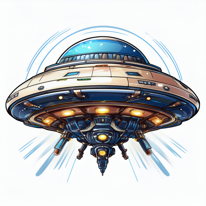 Kinder T-Shirt Ufo Raumschiff 7
