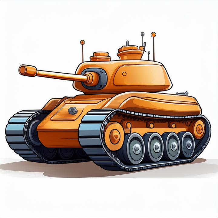 Kinder T-Shirt Militär Panzer 1