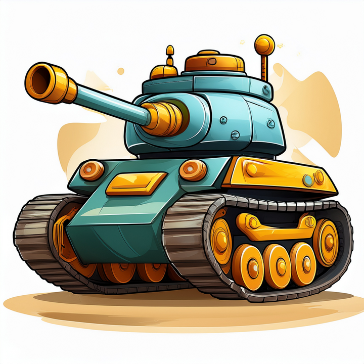 Kinder T-Shirt Militär Panzer 2