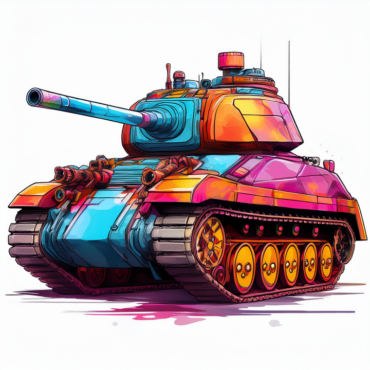 Kinder T-Shirt Militär Panzer 7