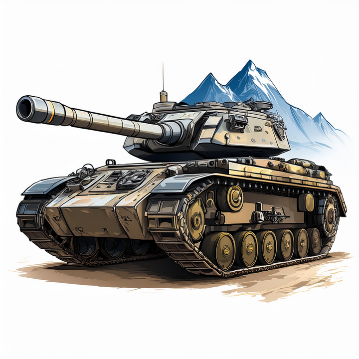 Kinder T-Shirt Militär Panzer 19